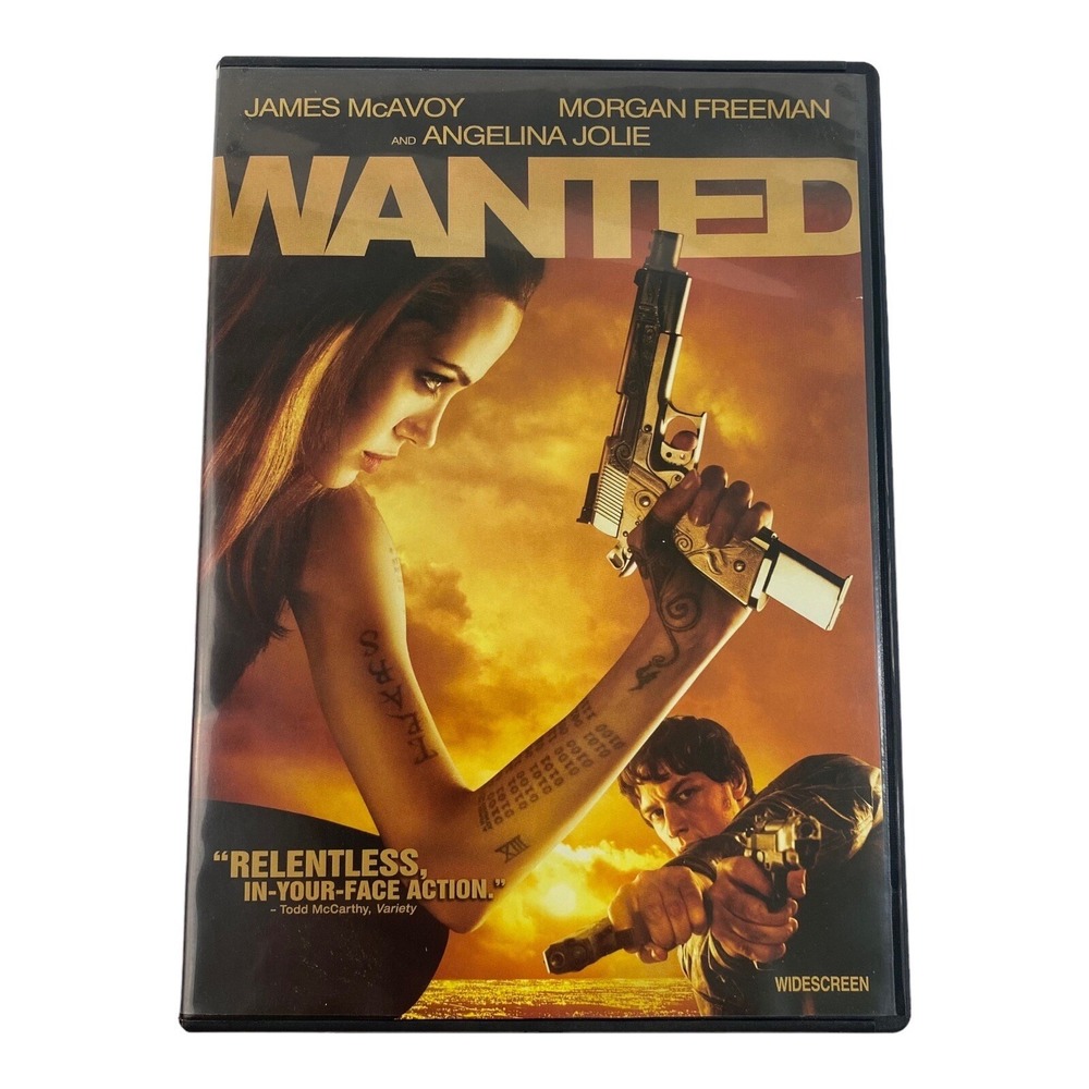 Wanted (DVD, 2008) Action, Thriller, Angelina Jolie, James McAvoy